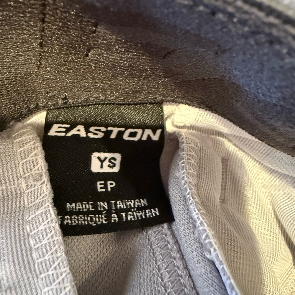 Easton Gray Baseball Pants Youth small